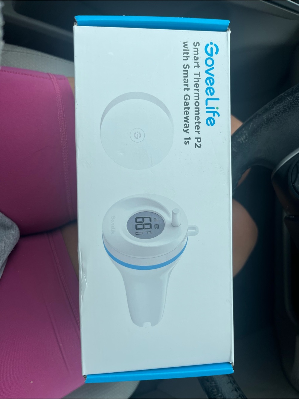 Govee Life Smart Thermometer P2 - White with Blue Accent